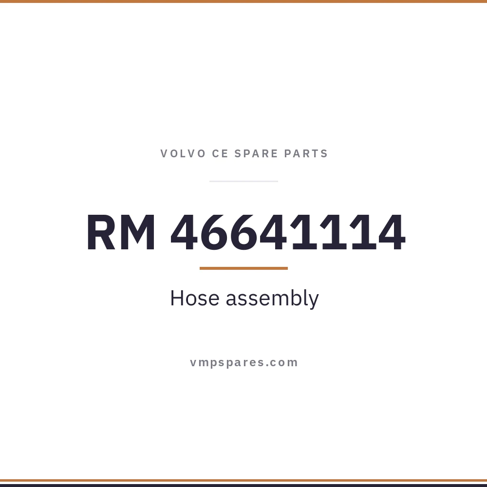 RM 46641114 – Hose assembly