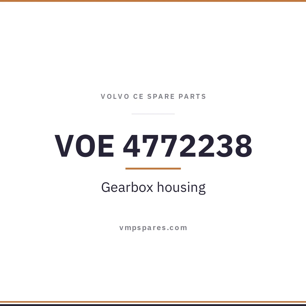 VOE 4772238 – Gearbox housing