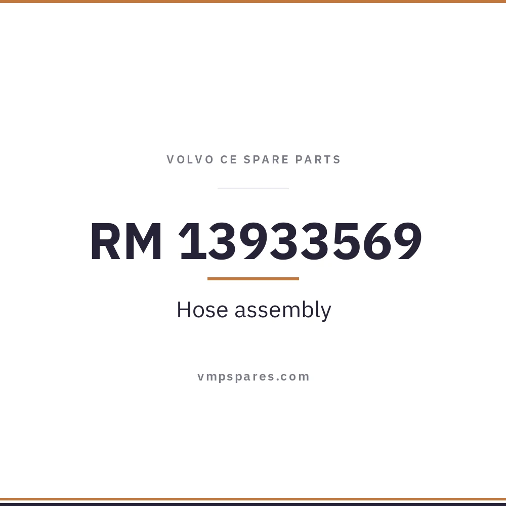 RM 13933569 – Hose assembly