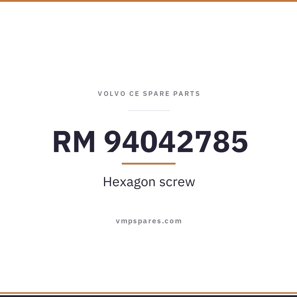 RM 94042785 – Hexagon screw