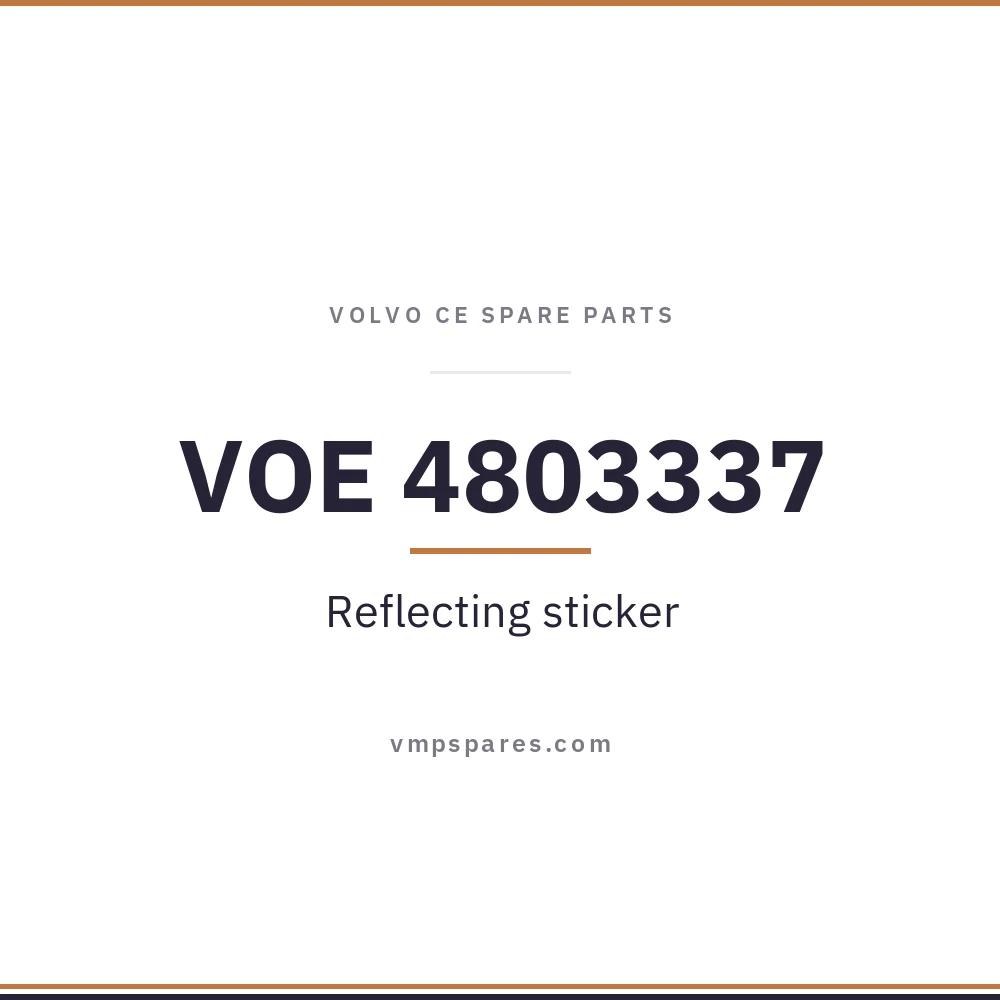 VOE 4803337 – Reflecting sticker
