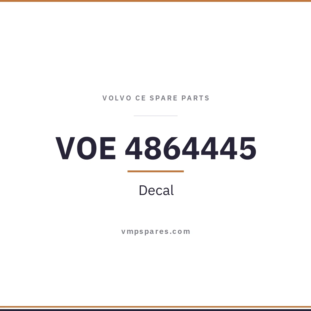 VOE 4864445 – Decal