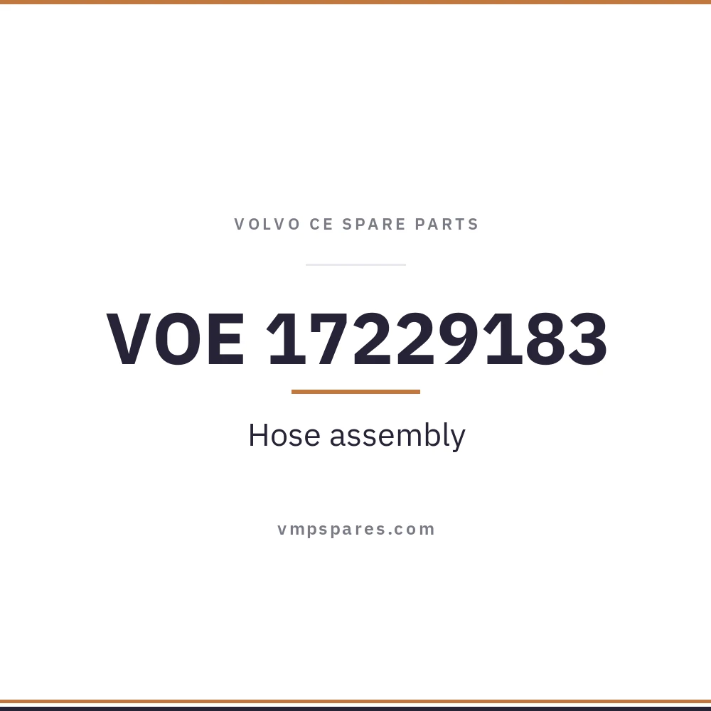 VOE 17229183 – Hose assembly
