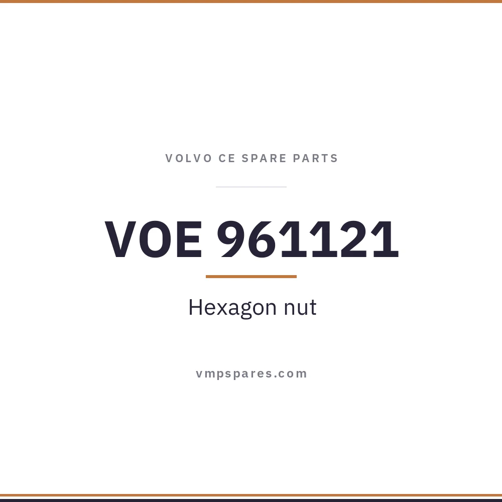 VOE 961121 – Hexagon nut