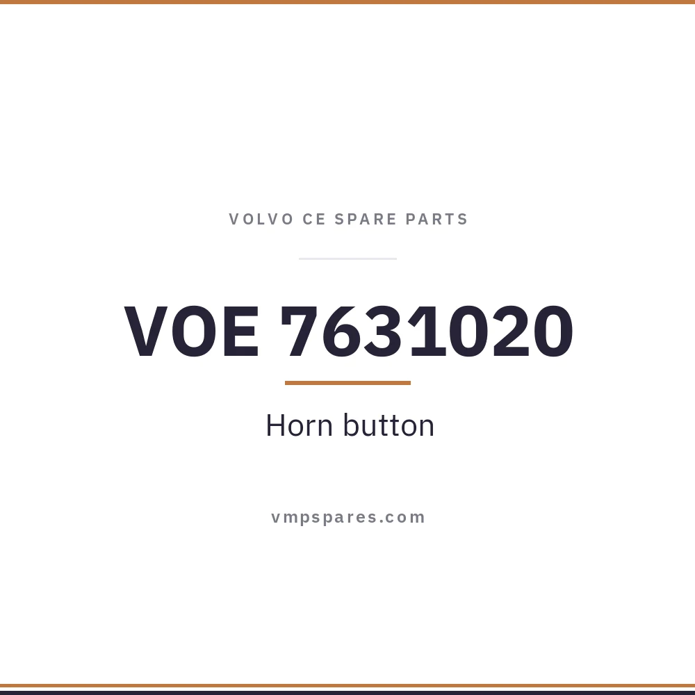 VOE 7631020 – Horn button