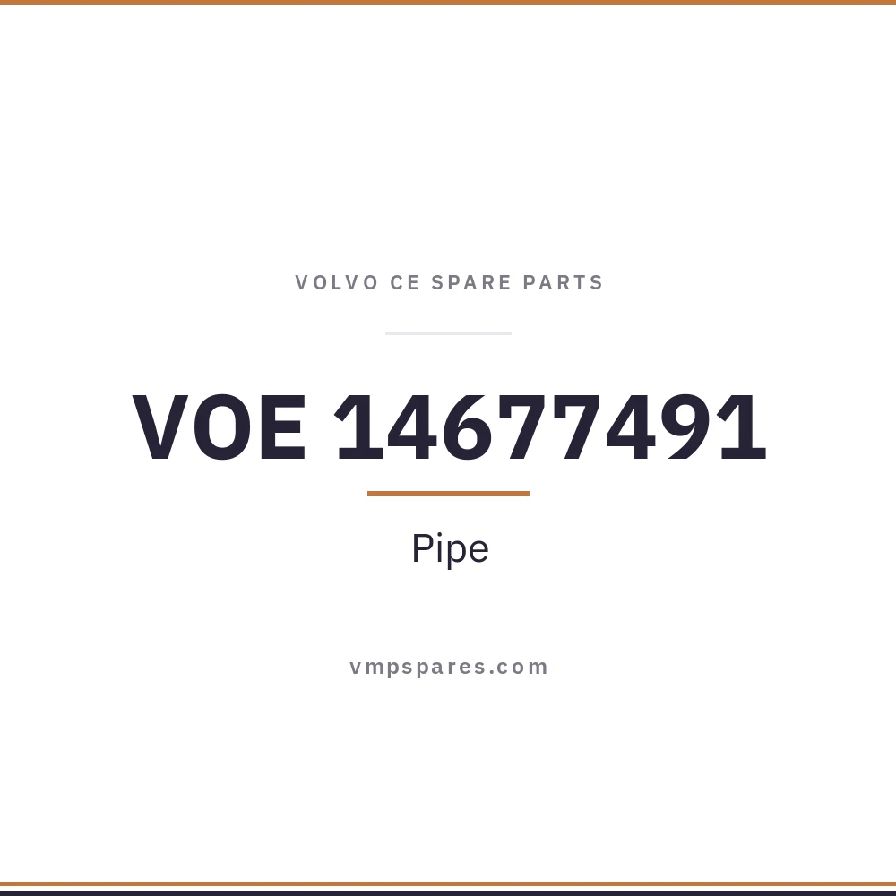 VOE 14677491 – Pipe