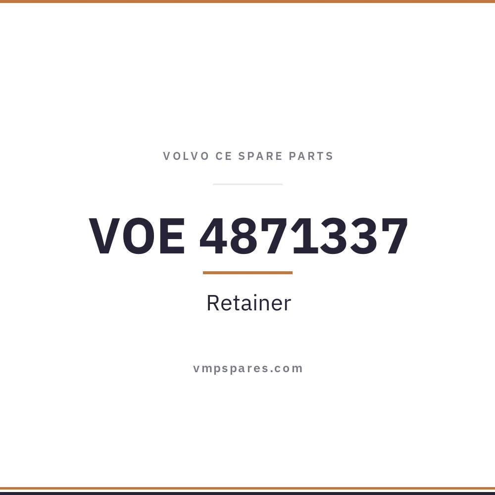 VOE 4871337 – Retainer