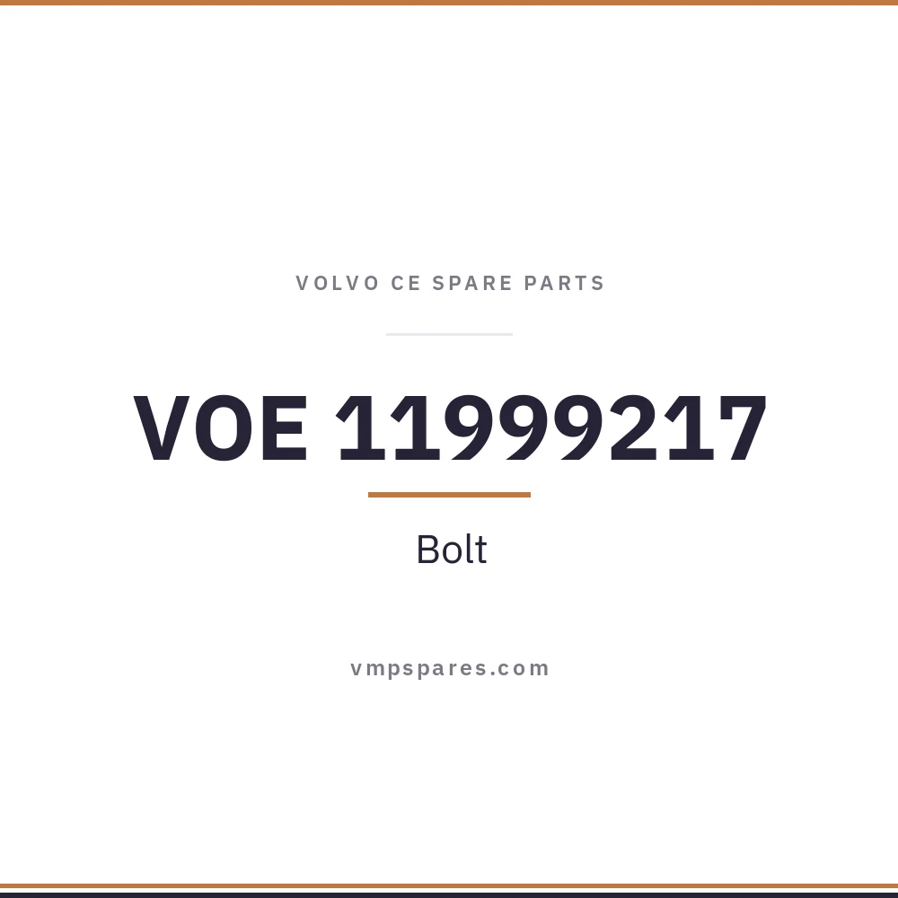 VOE 11999217 – Bolt