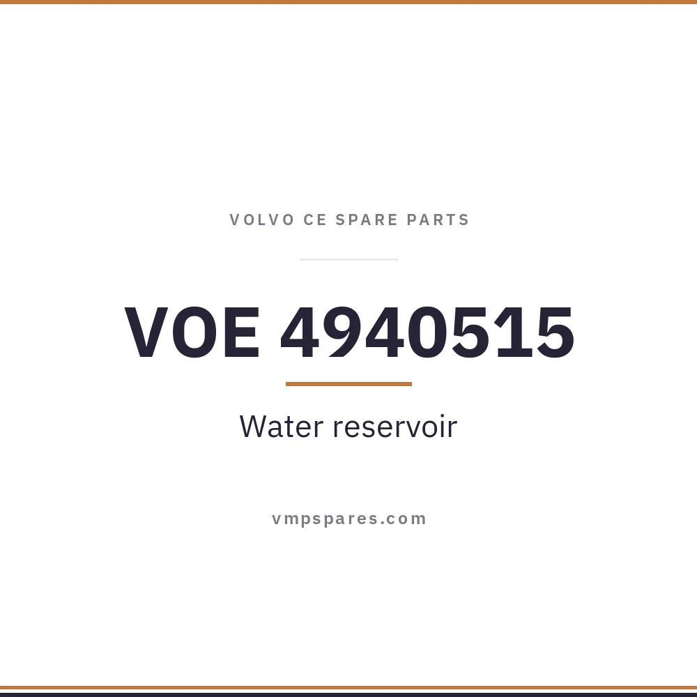 VOE 4940515 – Water reservoir