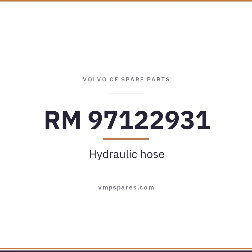 RM 97122931 – Hydraulic hose