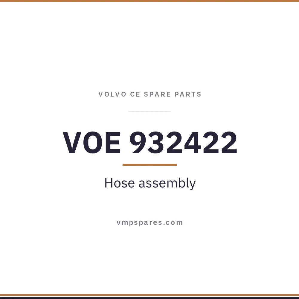 VOE 932422 – Hose assembly