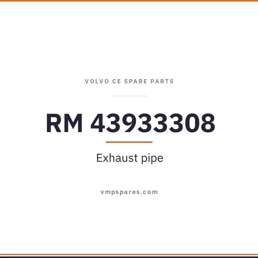 RM 43933308 – Exhaust pipe