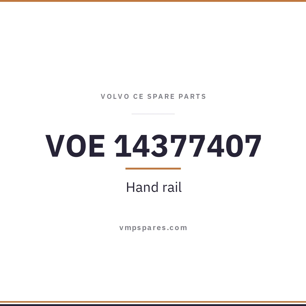 VOE 14377407 – Hand rail