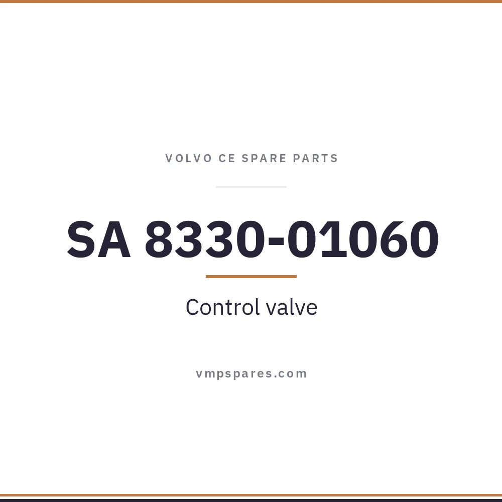 SA 8330-01060 – Control valve