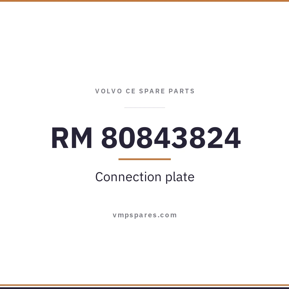 RM 80843824 – Connection plate