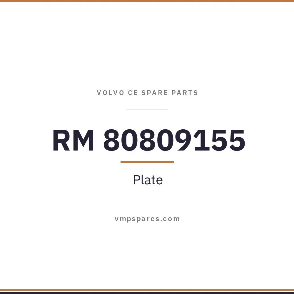 RM 80809155 – Plate