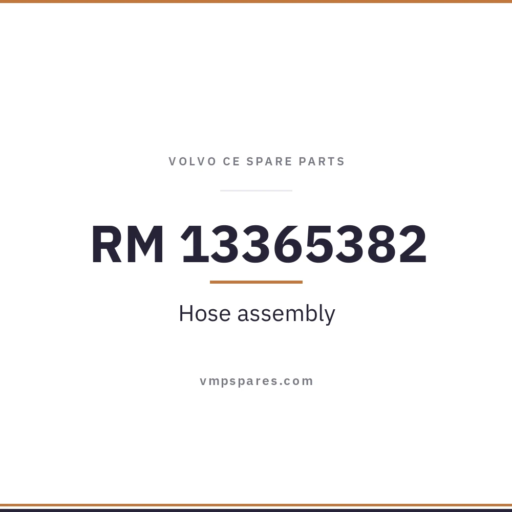 RM 13365382 – Hose assembly