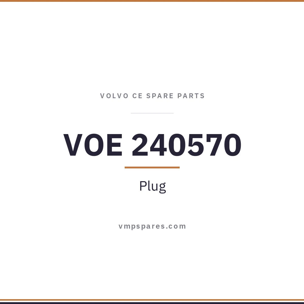 VOE 240570 – Plug