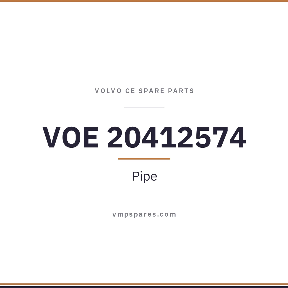 VOE 20412574 – Pipe