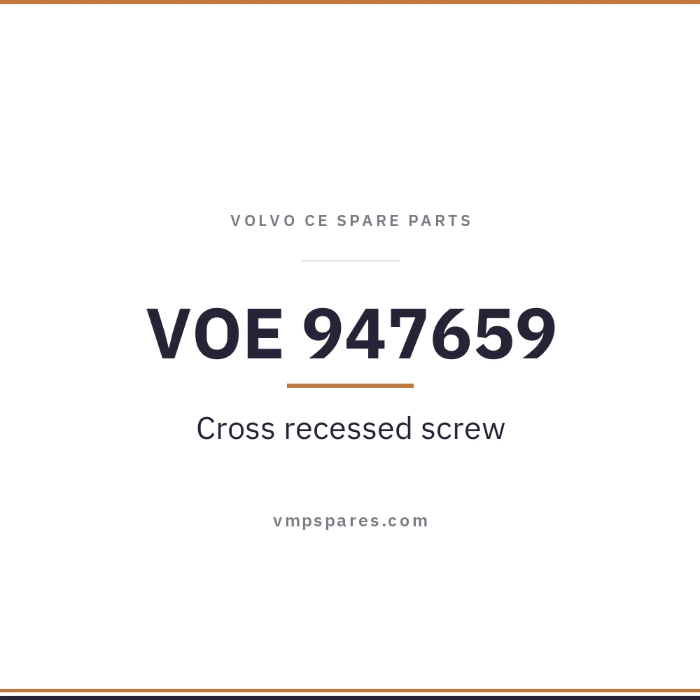 VOE 947659 – Cross recessed screw