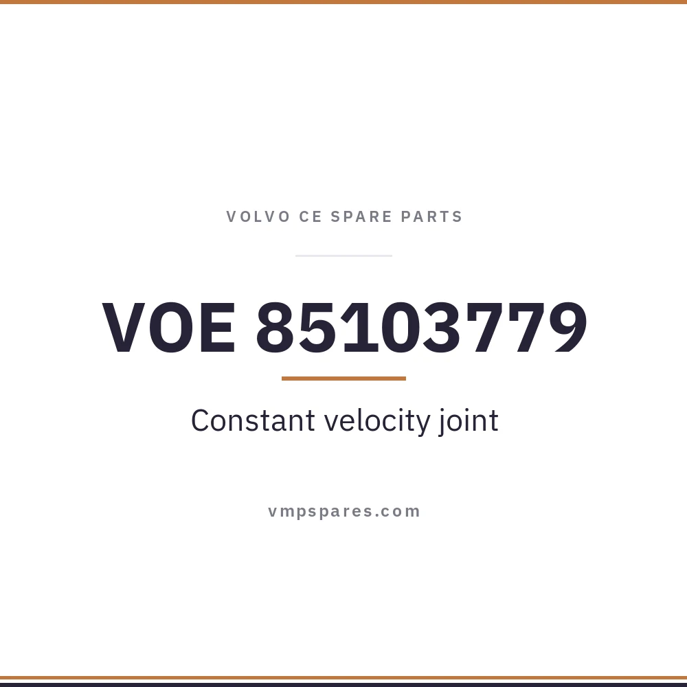VOE 85103779 – Constant velocity joint