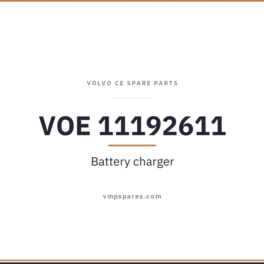 VOE 11192611 – Battery charger