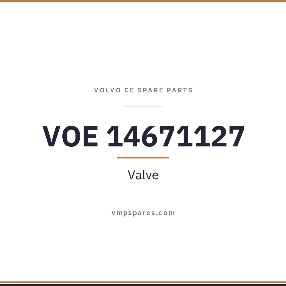 VOE 14671127 – Valve