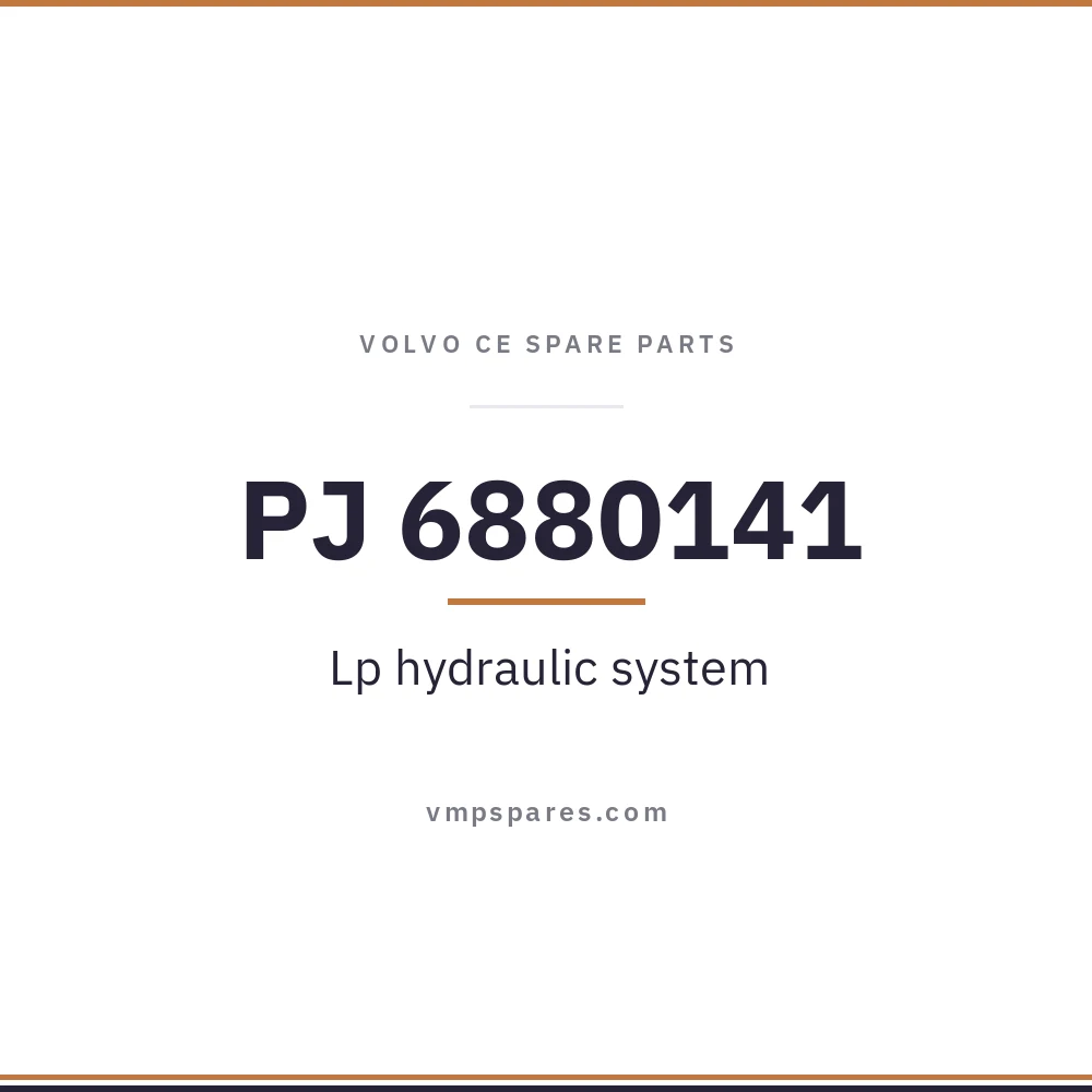 PJ 6880141 – Lp hydraulic system