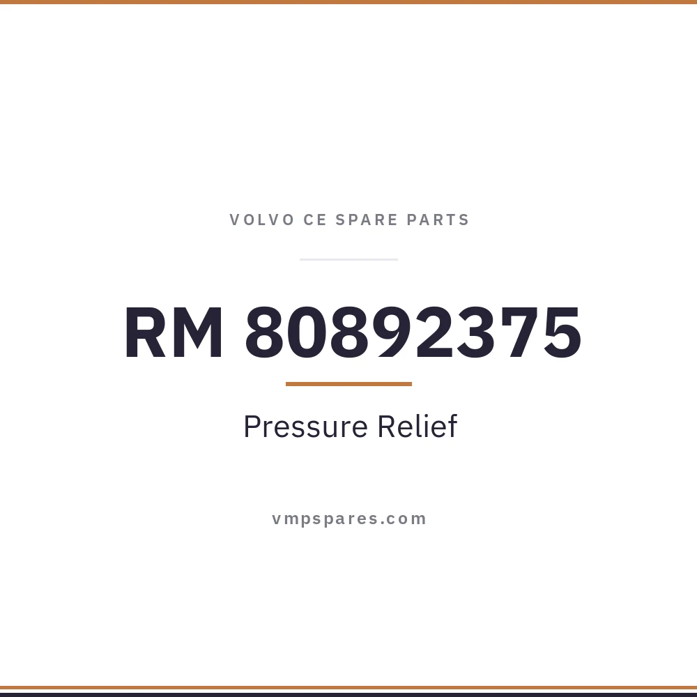 RM 80892375 – Pressure Relief