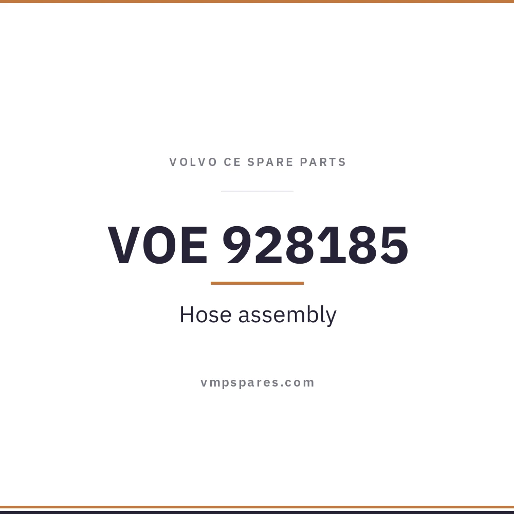 VOE 928185 – Hose assembly