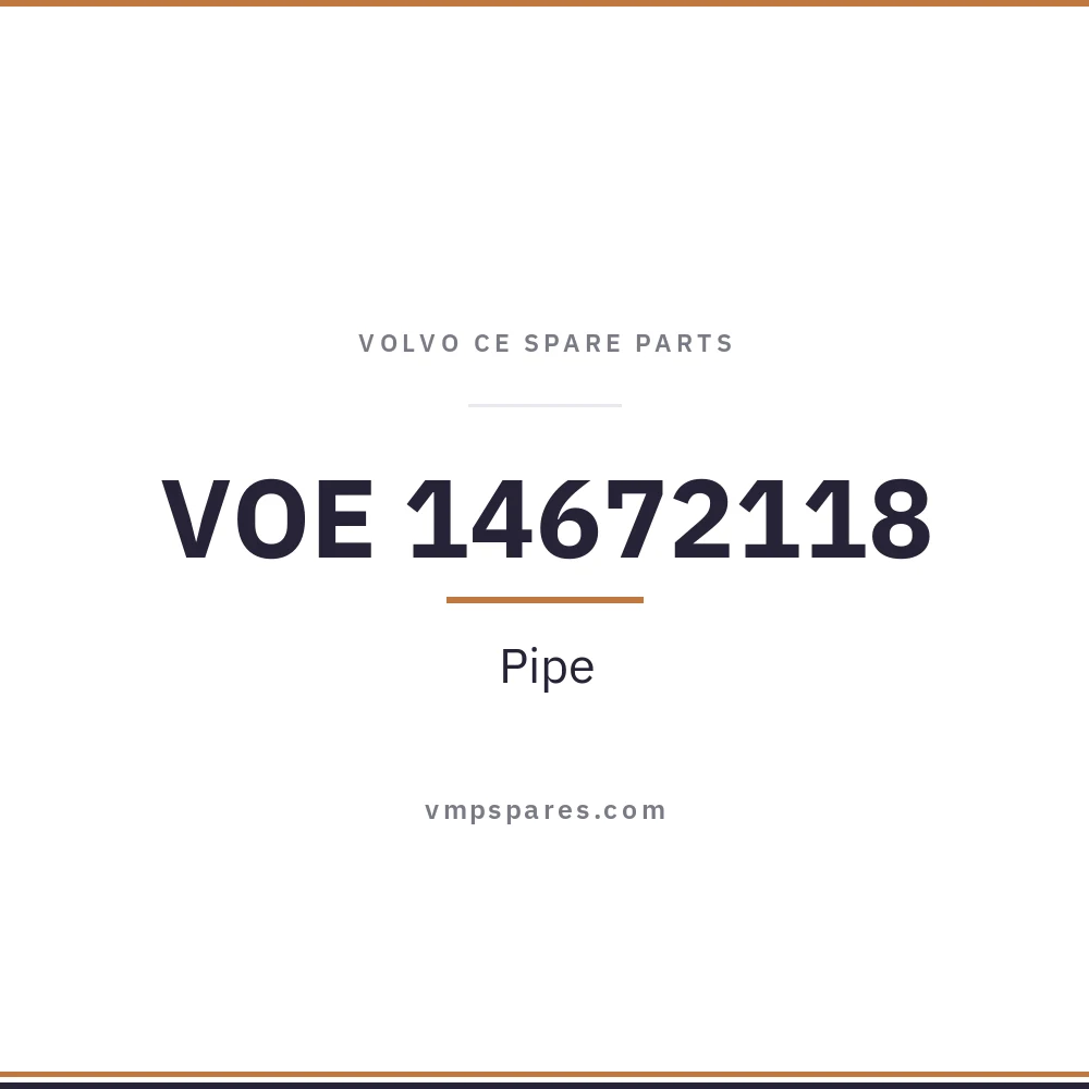 VOE 14672118 – Pipe