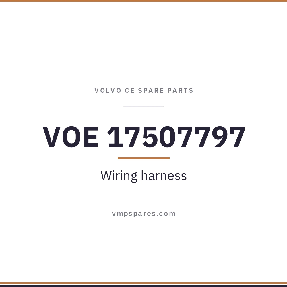 VOE 17507797 – Wiring harness