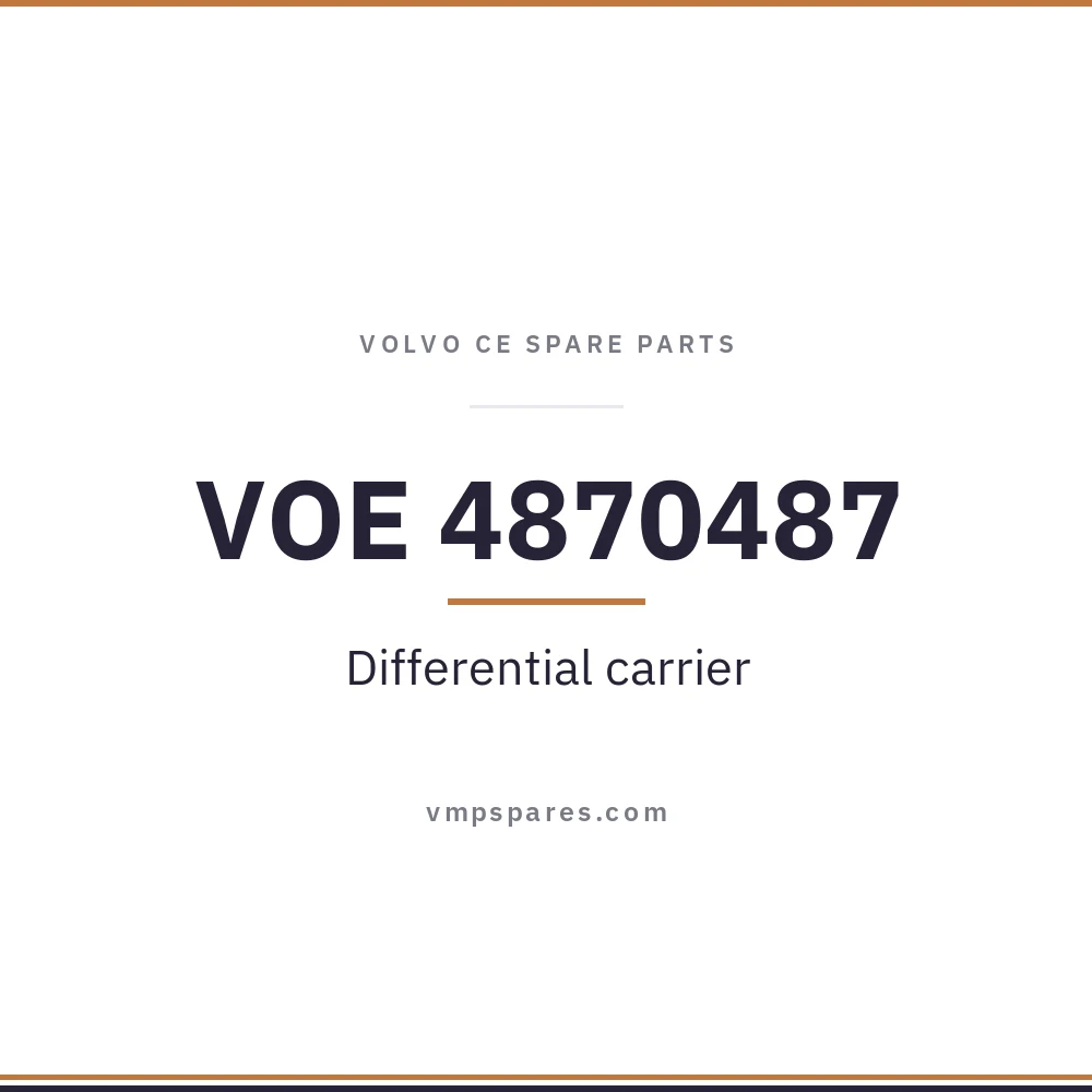 VOE 4870487 – Differential carrier