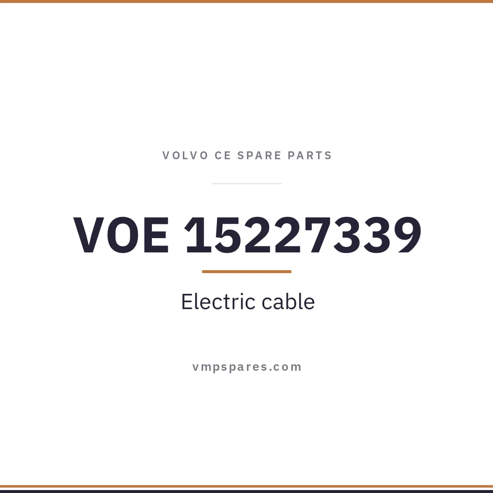 VOE 15227339 – Electric cable