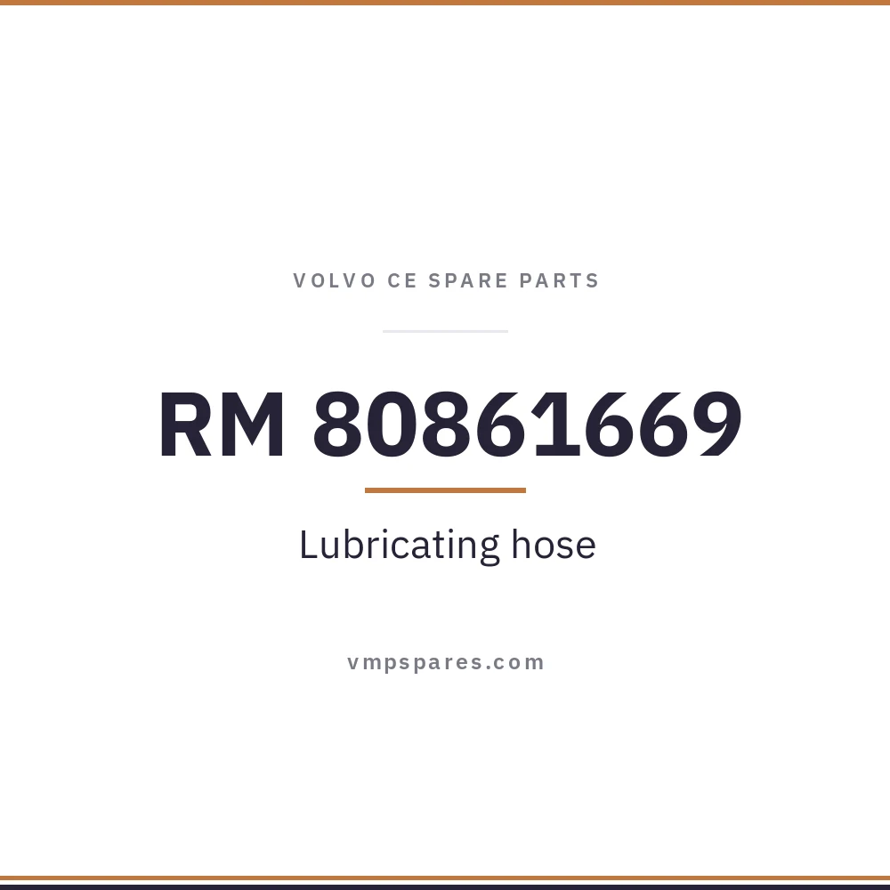 RM 80861669 – Lubricating hose