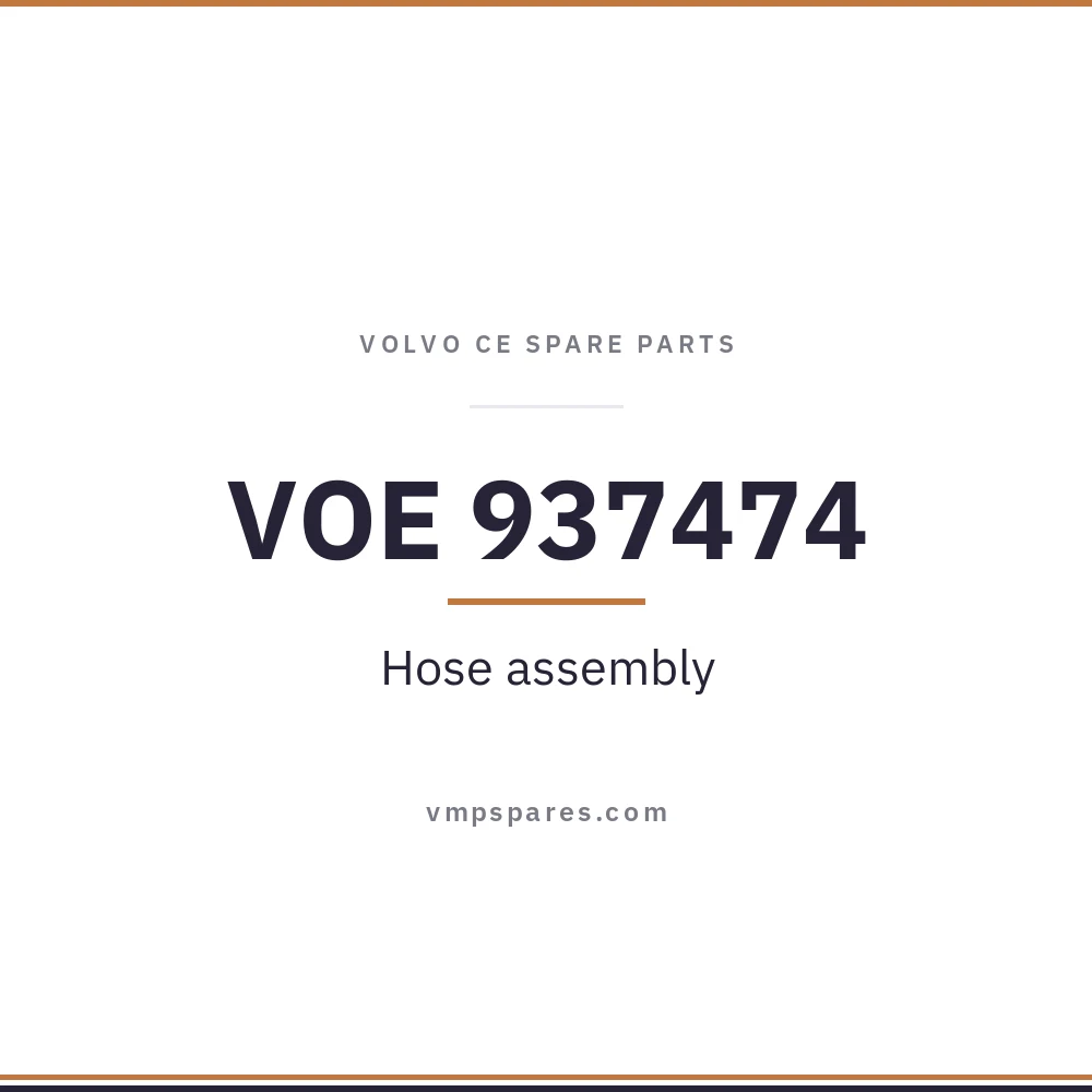 VOE 937474 – Hose assembly