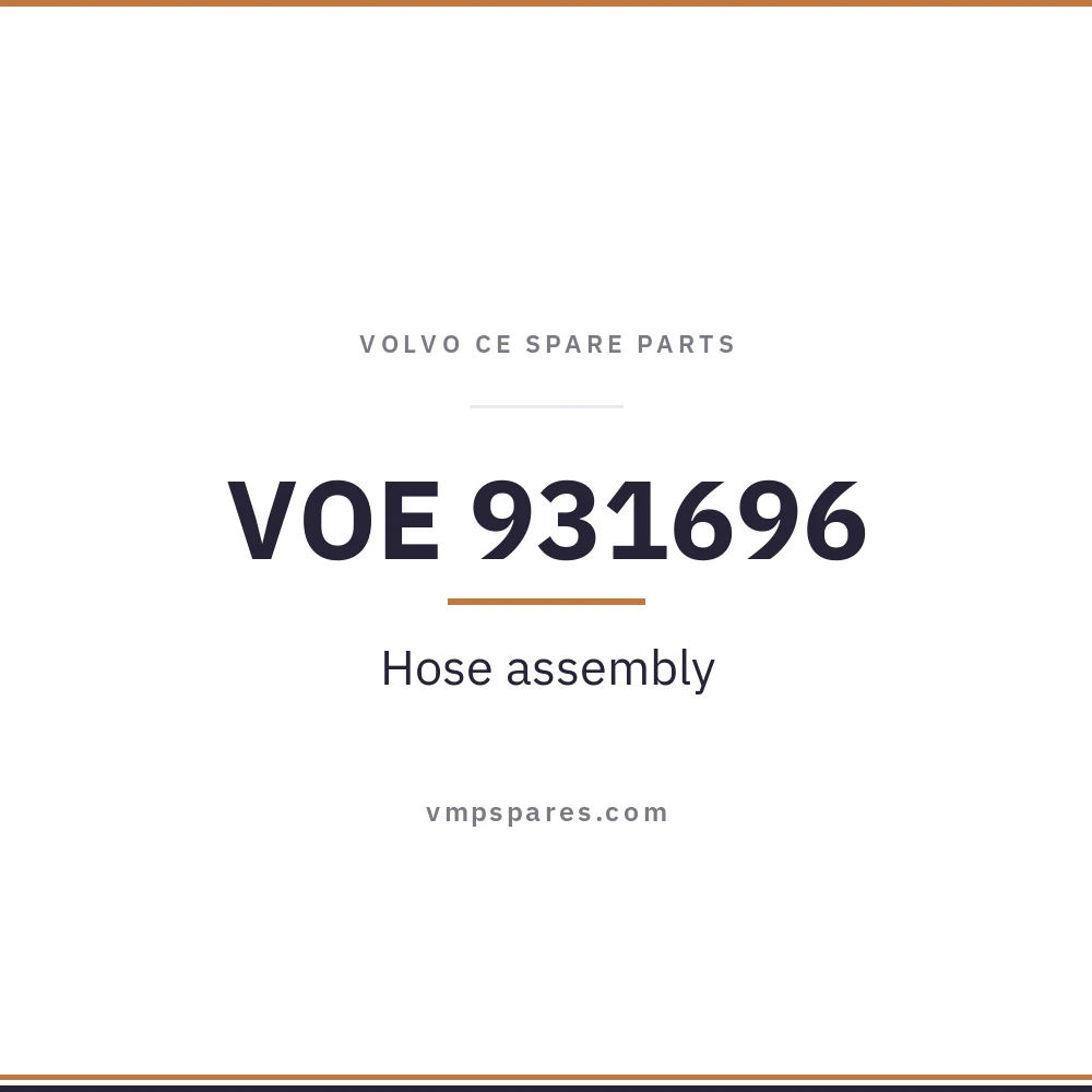 VOE 931696 – Hose assembly