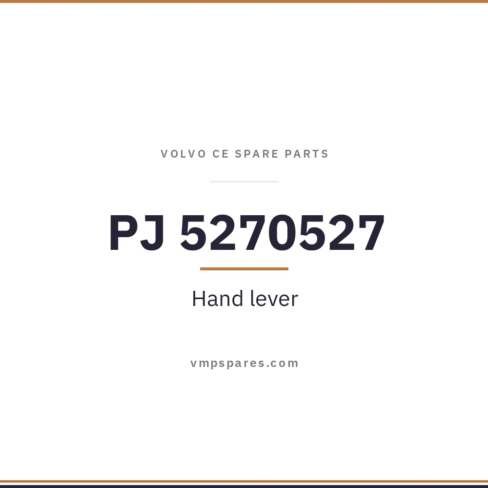PJ 5270527 – Hand lever