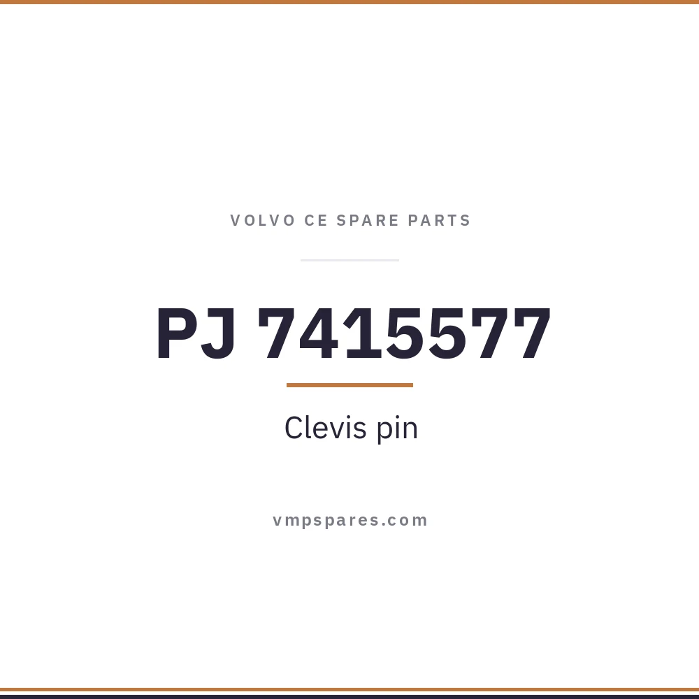 PJ 7415577 – Clevis pin