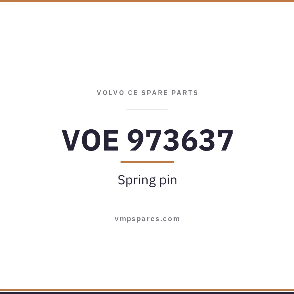 VOE 973637 – Spring pin