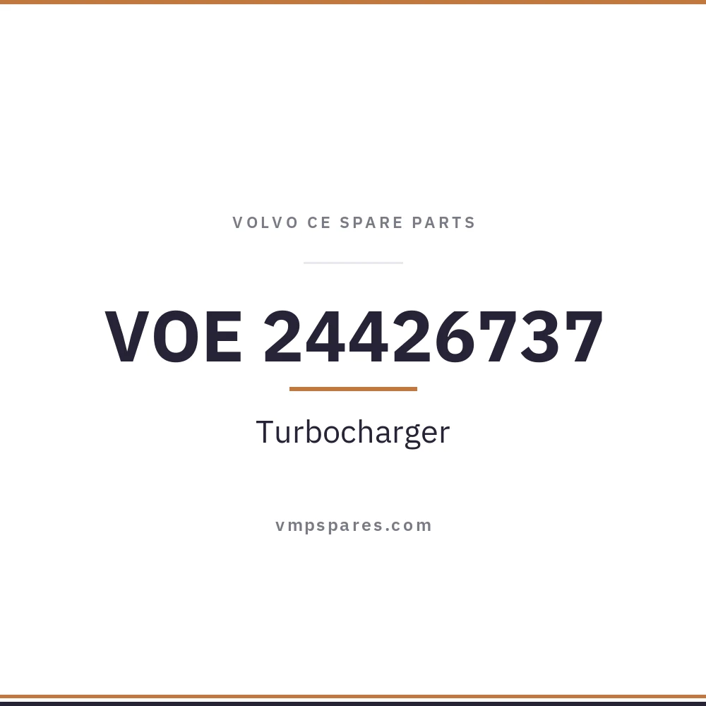 VOE 24426737 – Turbocharger