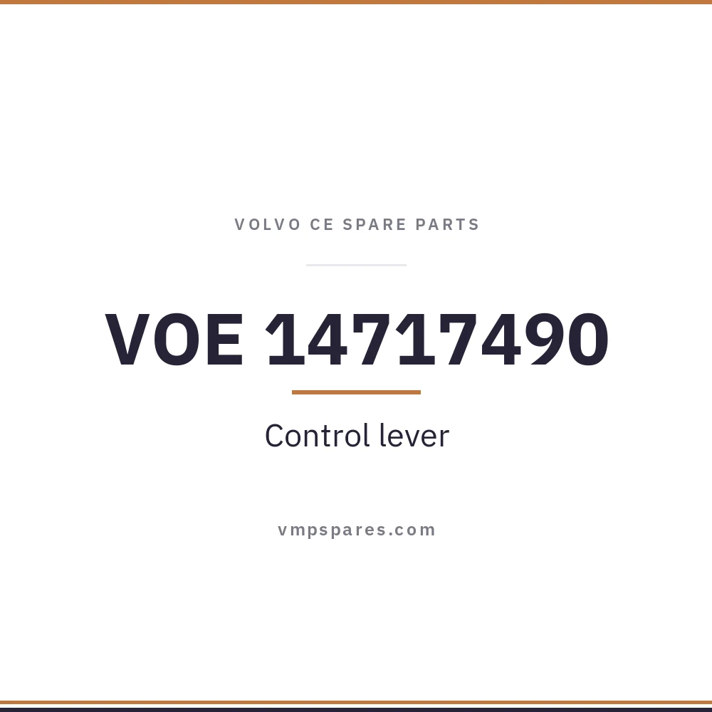 VOE 14717490 – Control lever