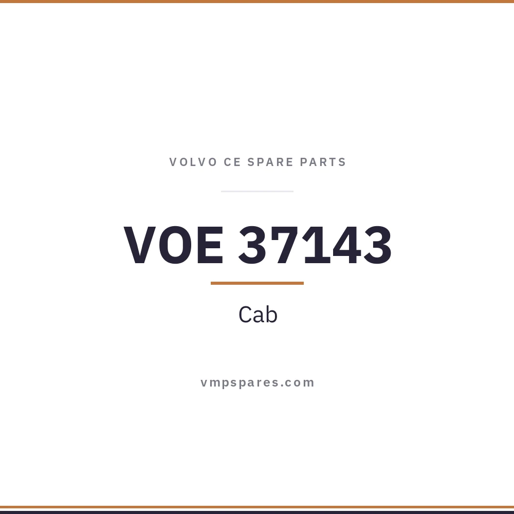 VOE 37143 – Cab