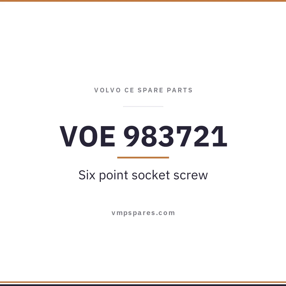 VOE 983721 – Six point socket screw