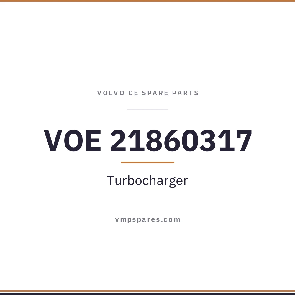 VOE 21860317 – Turbocharger