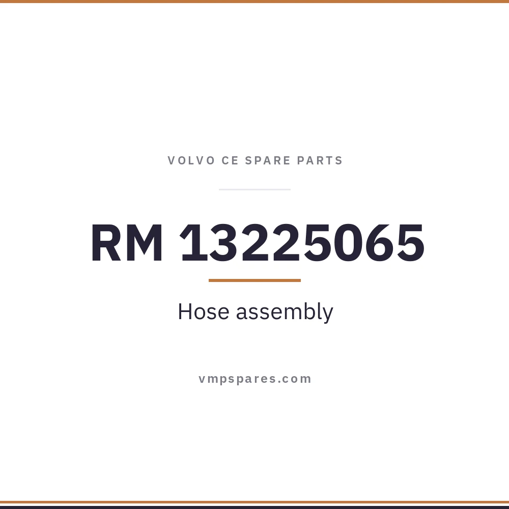 RM 13225065 – Hose assembly