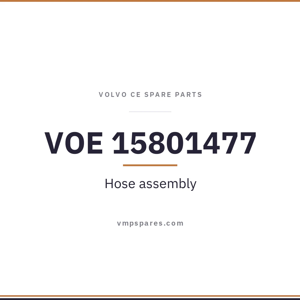 VOE 15801477 – Hose assembly