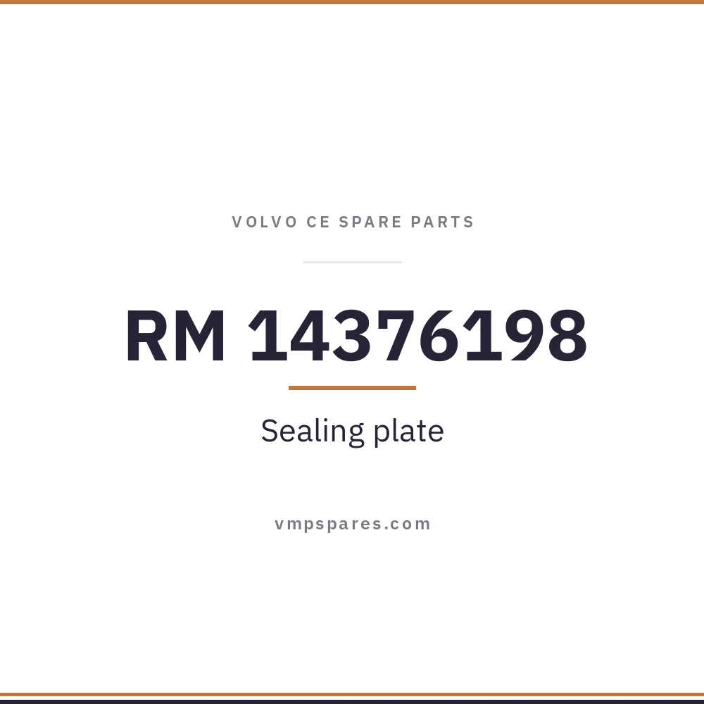 RM 14376198 – Sealing plate