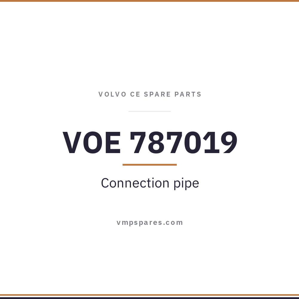 VOE 787019 – Connection pipe