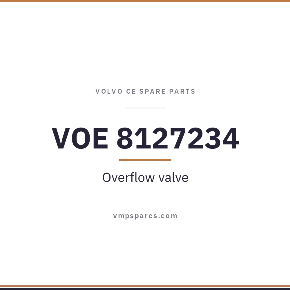 VOE 8127234 – Overflow valve